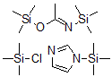 CAS 登录号：101660-05-3， N-(三甲基硅烷基)-亚胺乙酸三甲基硅烷基酯与氯三甲基硅烷和1-(三甲基硅烷基)-1H-咪唑混合物