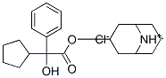 CAS#: 101710-82-1, (9-Methyl-9-Azoniabicyclo[3.3.1]Nonan-7-Yl) 2-Cyclopentyl-2-Hydroxy-2-Phenylacetate Chloride