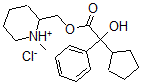CAS#: 101710-85-4, (1-Methylpiperidin-1-Ium-2-Yl)Methyl 2-Cyclopentyl-2-Hydroxy-2-Phenylacetate Chloride