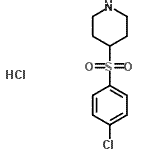 CAS#: 101768-64-3, 4-[(4-Chlorophenyl)Sulfonyl]Piperidine Hydrochloride (1:1)