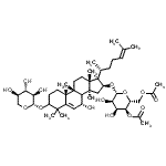 CAS 登录号：101770-14-3， (4R,7R,8Xi,9beta,16beta)-7-羟基-9,10,14-三甲基-1-(beta-D-吡喃木糖基氧基)-4,9-环-9,10-开链胆甾-5,24-二烯-16-基4,6-二-O-乙酰基-beta-D-阿洛吡喃糖苷