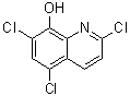 CAS 登录号：101870-58-0， 2,5,7-三氯-8-喹啉醇