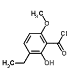 CAS#: 101910-23-0, 3-Ethyl-2-Hydroxy-6-Methoxybenzoyl Chloride