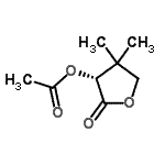 CAS 登录号：102096-60-6， (3R)-4,4-二甲基-2-氧代四氢-3-呋喃基乙酸酯