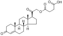 CAS#: 10215-74-4, 4-[2-[(8S,9S,10R,13S,14S,17S)-10,13-Dimethyl-3-Oxo-1,2,6,7,8,9,11,12,14,15,16,17-Dodecahydrocyclopenta[a]Phenanthren-17-Yl]-2-Oxoethoxy]-4-Oxobutanoic Acid