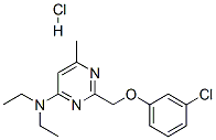 CAS#: 102207-81-8, 2-[(3-Chlorophenoxy)Methyl]-N,N-Diethyl-6-Methyl-Pyrimidin-4-Amine Hydrochloride