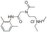CAS#: 102207-85-2, 2-[Acetyl-[(2,6-Dimethylphenyl)Carbamoylmethyl]Amino]Ethyl-Diethyl-Azanium Chloride