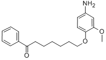 CAS#: 102239-85-0, 7-(4-Amino-2-Methoxyphenoxy)-Heptanophenone