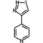 CAS#: 102253-71-4, 4-(1,2,3-Thiadiazol-4-Yl)Pyridine