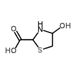 CAS#: 102275-87-6, 4-Hydroxy-1,3-Thiazolidine-2-Carboxylic Acid