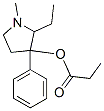 CAS 登录号：102280-76-2， 2-乙基-1-甲基-3-苯基吡咯烷-3-醇丙酸酯
