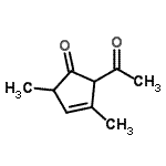 CAS#: 102369-56-2, 2-Acetyl-3,5-Dimethyl-3-Cyclopenten-1-One