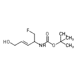 CAS#: 102420-42-8, 2-Methyl-2-Propanyl [(3E)-1-Fluoro-5-Hydroxy-3-Penten-2-Yl]Carbamate