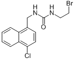 CAS 登录号:102434-21-9, 1-(2-溴乙基)-3-(4-氯-1-萘甲基)脲