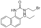 CAS 登录号：102434-23-1， 1-(2-溴乙基)-3-(2-乙氧基-1-萘基)脲