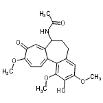 CAS 登录号：102491-80-5， N-(2-羟基-1,3,10-三甲氧基-9-氧代-5,6,7,9-四氢苯并[a]庚搭烯-7-基)乙酰胺