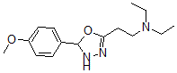 CAS#: 102504-35-8, 5-(2-(Diethylamino)Ethyl)-3-(4-Methoxyphenyl)-delta4-1,2,4-Oxadiazoline