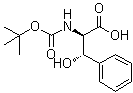 CAS#: 102507-18-6, (betas)-beta-Hydroxy-N-{[(2-Methyl-2-Propanyl)Oxy]Carbonyl}-D-Phenylalanine