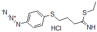 CAS#: 102568-44-5, 4-(4-Azidophenyl)Sulfanyl-1-Ethylsulfanylbutan-1-Imine Hydrochloride