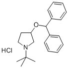 CAS#: 102584-36-1, 3-Benzhydryloxy-1-Tert-Butylpyrrolidine Hydrochloride