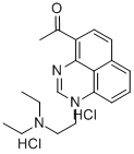 CAS 登录号：102586-16-3， 1-[1-(2-二乙基氨基乙基)萘嵌间二氮杂苯-4-基]乙烷酮二盐酸盐