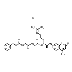 CAS#: 102601-58-1, N-[(Benzyloxy)Carbonyl]Glycylglycyl-N<Sup>5</Sup>-(Diaminomethylene)-N-(4-Methyl-2-Oxo-2H-Chromen-7-Yl)Ornithinamide Hydrochloride (1:1)
