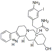 CAS#: 102606-26-8, 17-Hydroxy-20-Yohimban-16-(N-4-Amino-3-Iodophenethyl)Carboxamide