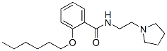 CAS 登录号：10261-52-6， 2-己氧基-N-(2-吡咯烷-1-基乙基)苯甲酰胺