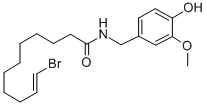 CAS#: 102613-03-6, 11-Bromo-N-[(4-Hydroxy-3-Methoxyphenyl)Methyl]Undec-10-Enamide