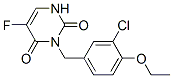 CAS#: 102613-21-8, 3-[(3-Chloro-4-Ethoxyphenyl)Methyl]-5-Fluoro-1H-Pyrimidine-2,4-Dione