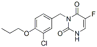 CAS#: 102613-24-1, 3-[(3-Chloro-4-Propoxyphenyl)Methyl]-5-Fluoro-1H-Pyrimidine-2,4-Dione