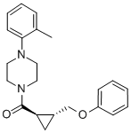 CAS#: 102617-04-9, [4-(2-Methylphenyl)Piperazin-1-Yl]-[2-(Phenoxymethyl)Cyclopropyl]Methanone