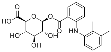 CAS 登录号：102623-18-7， (2S,3S,4S,5R,6S)-6-[2-[(2,3-二甲基苯基)氨基]苯甲酰基]氧基-3,4,5-三羟基四氢吡喃-2-羧酸