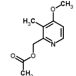 CAS#: 102625-98-9, (4-Methoxy-3-Methyl-2-Pyridinyl)Methyl Acetate