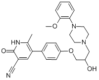 CAS#: 102669-89-6, 5-[4-[2-Hydroxy-3-[4-(2-Methoxyphenyl)Piperazin-1-Yl]Propoxy]Phenyl]-6-Methyl-2-Oxo-1H-Pyridine-3-Carbonitrile