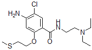 CAS#: 102670-58-6, 4-Amino-5-Chloro-N-(2-Diethylaminoethyl)-2-(2-Methylsulfanylethoxy)Benzamide