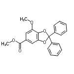 CAS#: 102706-14-9, Methyl 7-Methoxy-2,2-Diphenyl-1,3-Benzodioxole-5-Carboxylate