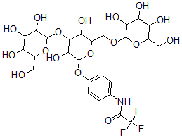 CAS#: 102717-28-2, N-[4-[3,5-Dihydroxy-4-[3,4,5-Trihydroxy-6-(Hydroxymethyl)Oxan-2-Yl]Oxy-6-[[3,4,5-Trihydroxy-6-(Hydroxymethyl)Oxan-2-Yl]Oxymethyl]Oxan-2-Yl]Oxyphenyl]-2,2,2-Trifluoroacetamide