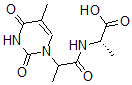 CAS#: 102772-04-3, (2S)-2-[2-(5-Methyl-2,4-Dioxopyrimidin-1-Yl)Propanoylamino]Propanoic Acid