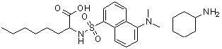 CAS#: 102783-22-2, 2-({[5-(Dimethylamino)-1-Naphthyl]Sulfonyl}Amino)Octanoic Acid - Cyclohexanamine (1:1)