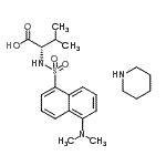 CAS 登录号：102783-25-5， N-{[5-(二甲基氨基)-1-萘基]磺酰基}-L-缬氨酸-哌啶(1:1)