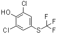CAS 登录号：102794-04-7， 2,6-二氯-4-[(三氟甲基)硫基]苯酚