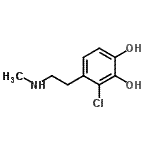 CAS#: 102851-71-8, 3-Chloro-4-[2-(Methylamino)Ethyl]-1,2-Benzenediol