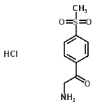 CAS#: 102871-96-5, 2-Amino-1-[4-(Methylsulfonyl)Phenyl]Ethanone Hydrochloride (1:1)