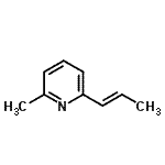 CAS#: 102877-44-1, 2-Methyl-6-[(1E)-1-Propen-1-Yl]Pyridine