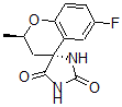 CAS 登录号：102916-95-0， (2R,4S)-6-氟-2-甲基螺[色满-4,5'-咪唑烷]-2',4'-二酮