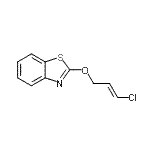 CAS#: 103027-57-2, 2-{[(2E)-3-Chloro-2-Propen-1-Yl]Oxy}-1,3-Benzothiazole