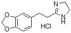 CAS 登录号:103125-01-5, 4,5-二氢-2-(2-(1,3-苯并二氧戊环-5-基)乙基)-1H-咪唑盐酸盐