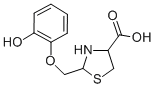 CAS#: 103182-84-9, 2-[(2-Hydroxyphenoxy)Methyl]-1,3-Thiazolidine-4-Carboxylic Acid