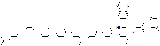 CAS#: 103190-36-9, N-Solanesyl-N,N'-bis(3,4-dimethoxybenzyl)ethylenediamine
